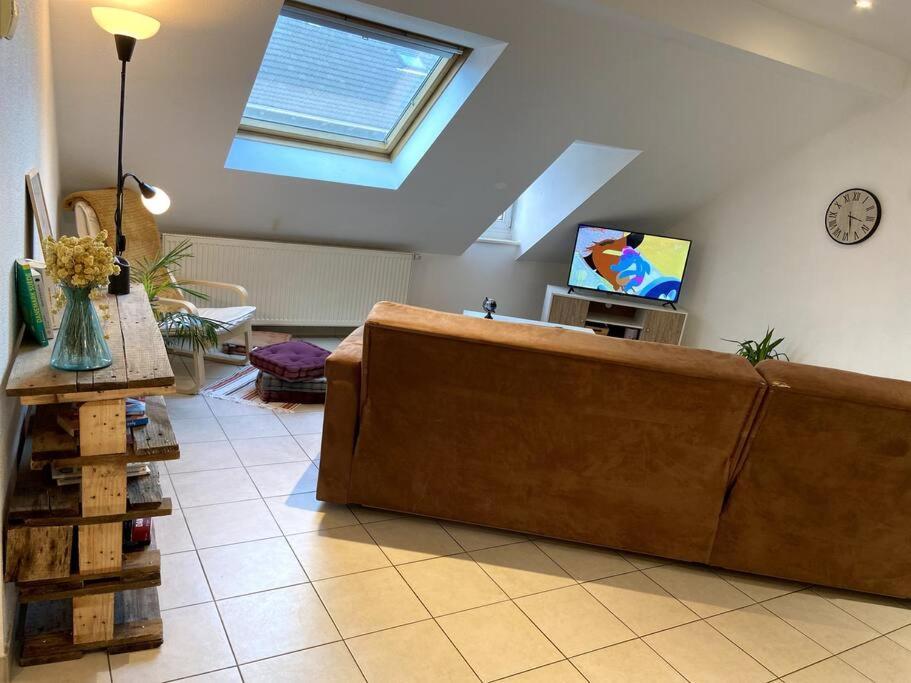 10Min Bus Strasbourg Centre-Parking Prive-Wifi-Tv Leilighet Bischheim Eksteriør bilde